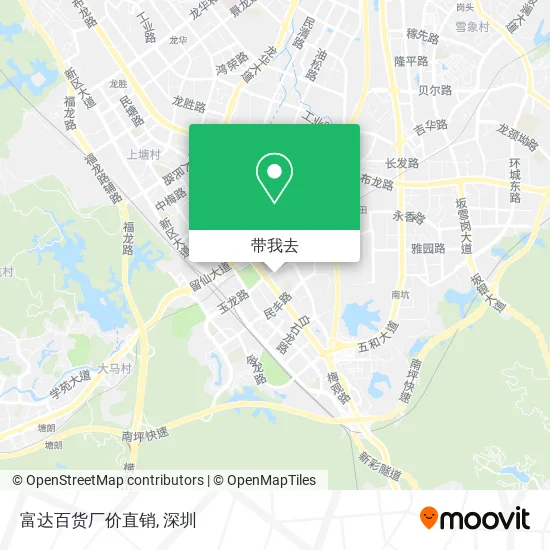 富达百货厂价直销地图