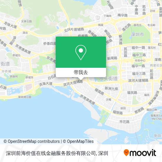 深圳前海价值在线金融服务股份有限公司地图