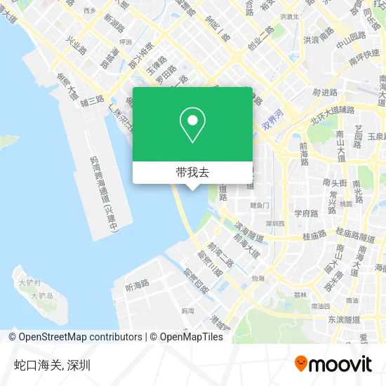 蛇口海关地图