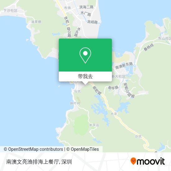 南澳文亮渔排海上餐厅地图