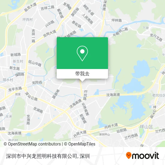 深圳市中兴龙照明科技有限公司地图
