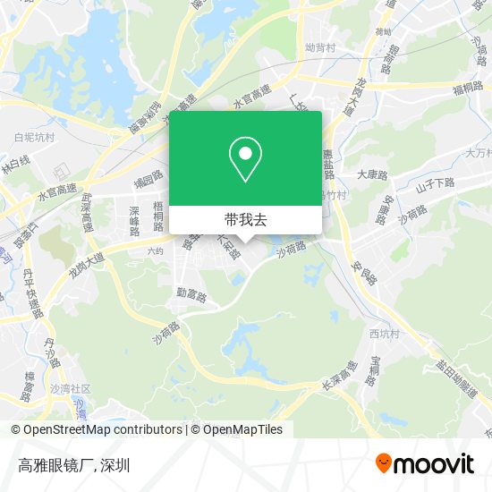 高雅眼镜厂地图