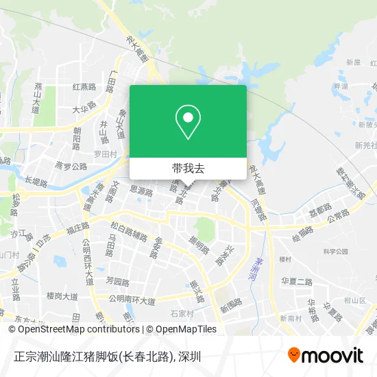 正宗潮汕隆江猪脚饭(长春北路)地图