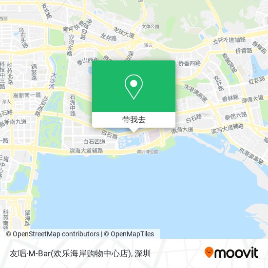 友唱·M-Bar(欢乐海岸购物中心店)地图