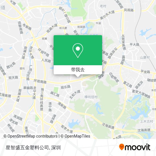 星智盛五金塑料公司地图