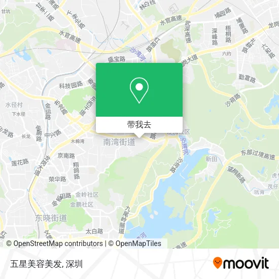 五星美容美发地图