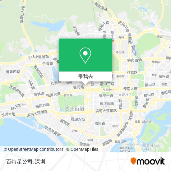 百特星公司地图