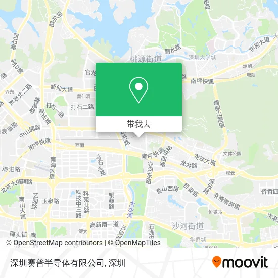 深圳赛普半导体有限公司地图