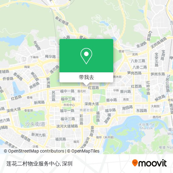 莲花二村物业服务中心地图