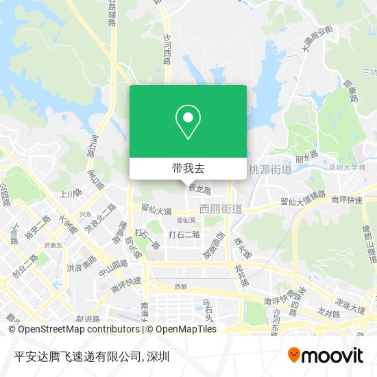 平安达腾飞速递有限公司地图