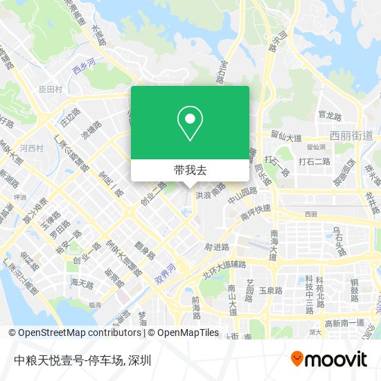 中粮天悦壹号-停车场地图