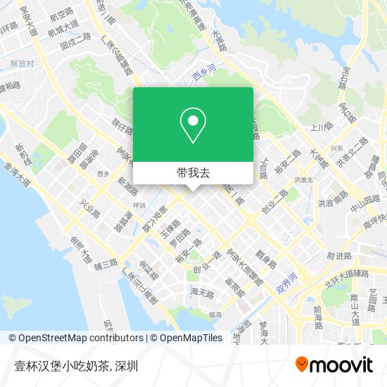 壹杯汉堡小吃奶茶地图