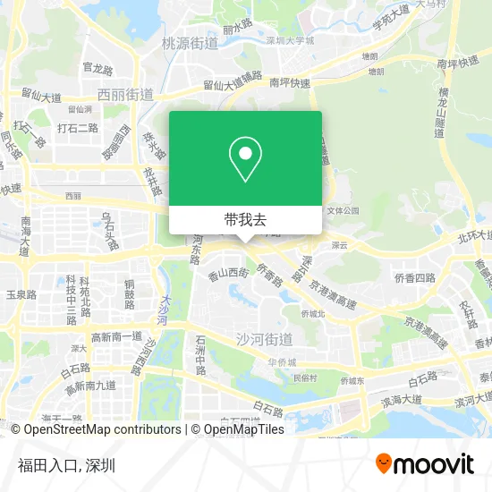 福田入口地图