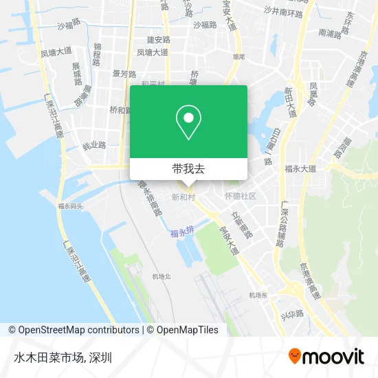 水木田菜市场地图