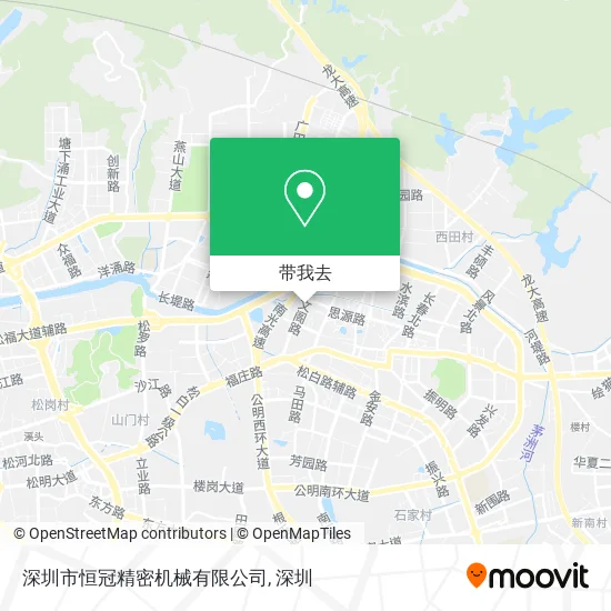 深圳市恒冠精密机械有限公司地图