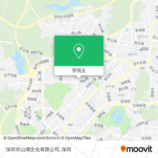深圳市山湖文化有限公司地图