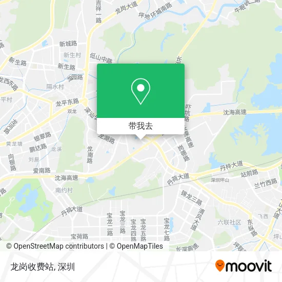 龙岗收费站地图