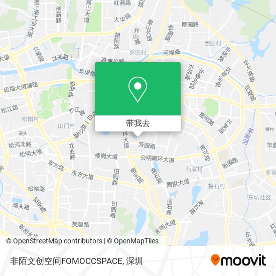 非陌文创空间FOMOCCSPACE地图