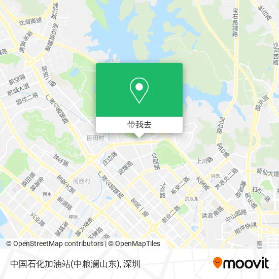 中国石化加油站(中粮澜山东)地图