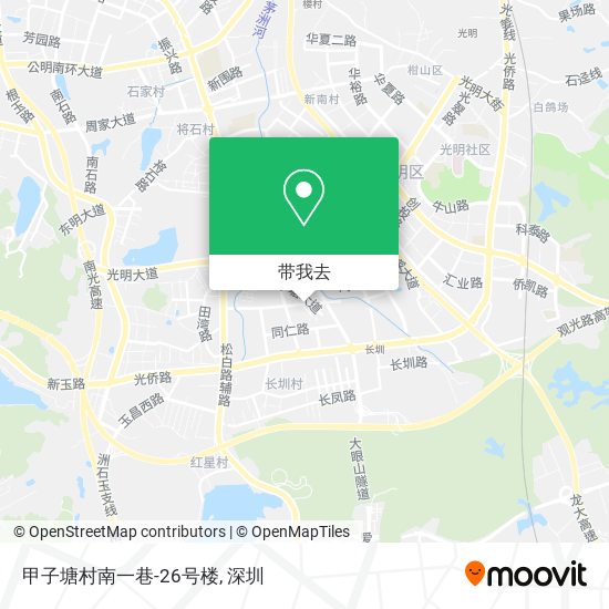 甲子塘村南一巷-26号楼地图