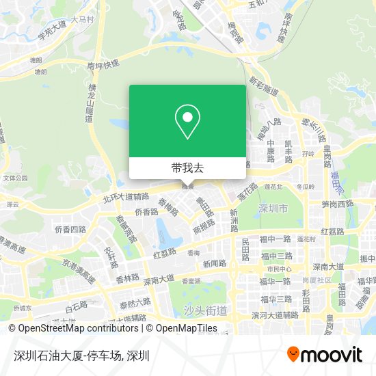 深圳石油大厦-停车场地图