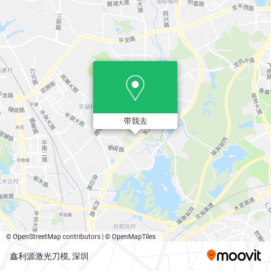 鑫利源激光刀模地图