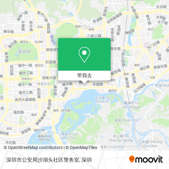 深圳市公安局沙湖头社区警务室地图