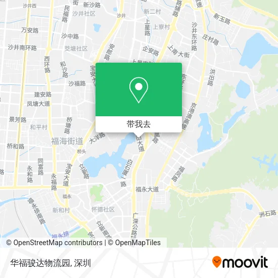 华福骏达物流园地图