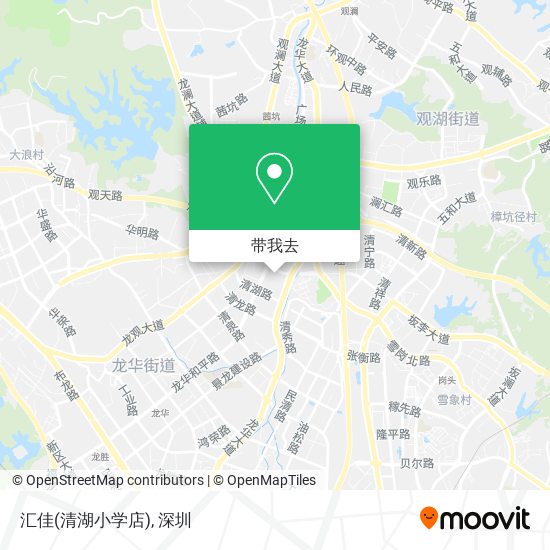 汇佳(清湖小学店)地图