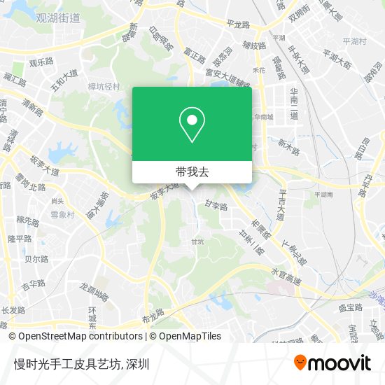 慢时光手工皮具艺坊地图