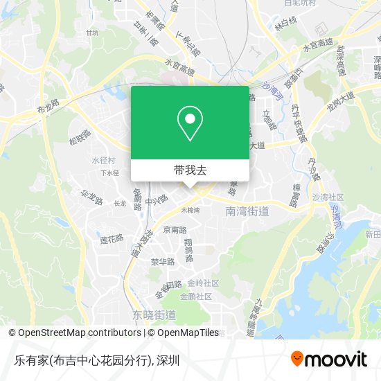 乐有家(布吉中心花园分行)地图
