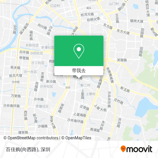 百佳购(向西路)地图