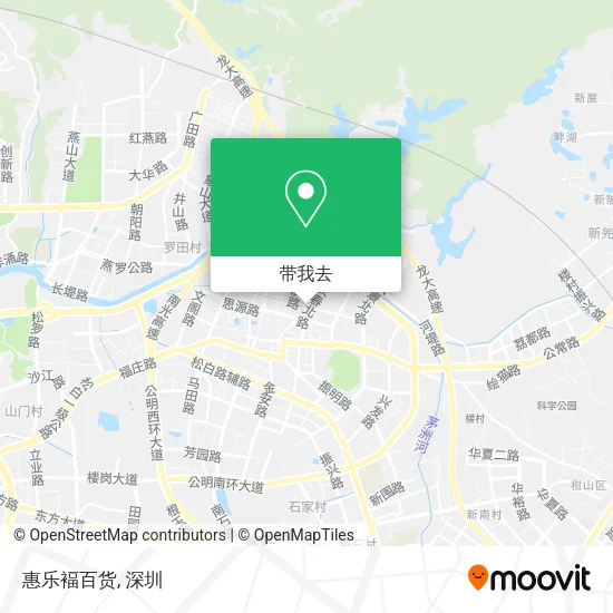 惠乐褔百货地图