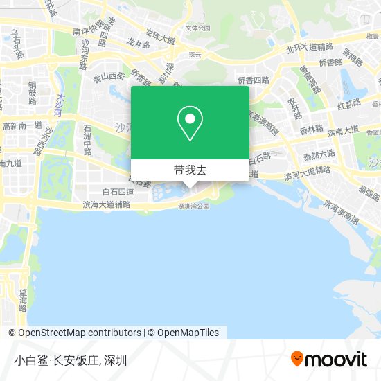 小白鲨·长安饭庄地图