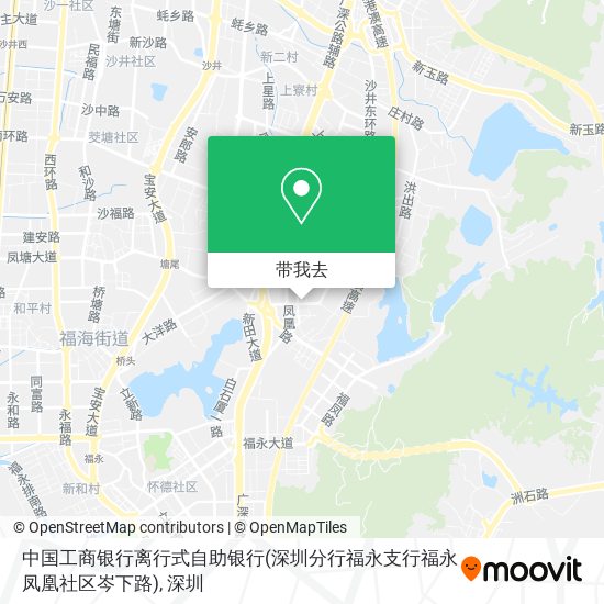 中国工商银行离行式自助银行(深圳分行福永支行福永凤凰社区岑下路)地图