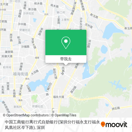 中国工商银行离行式自助银行(深圳分行福永支行福永凤凰社区岑下路)地图