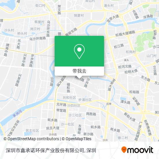 深圳市鑫承诺环保产业股份有限公司地图