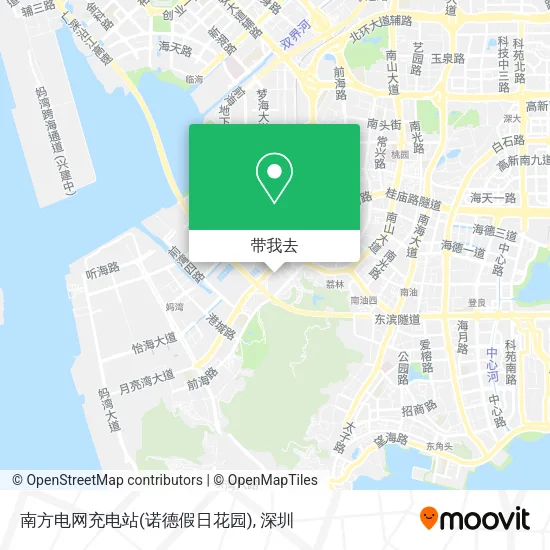 南方电网充电站(诺德假日花园)地图