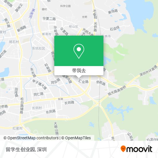 留学生创业园地图