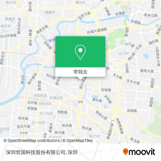 深圳世国科技股份有限公司地图