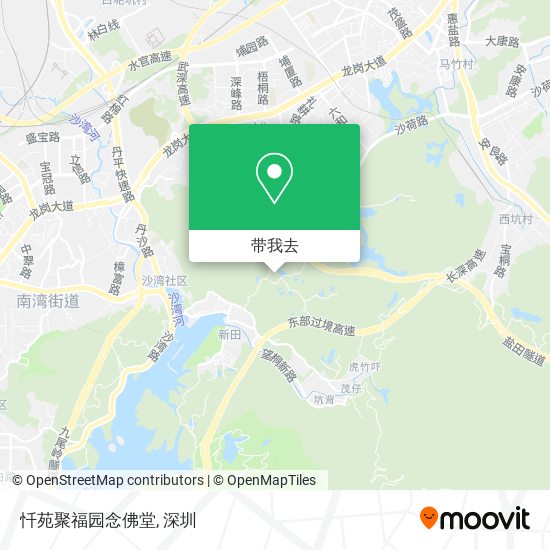 忏苑聚福园念佛堂地图