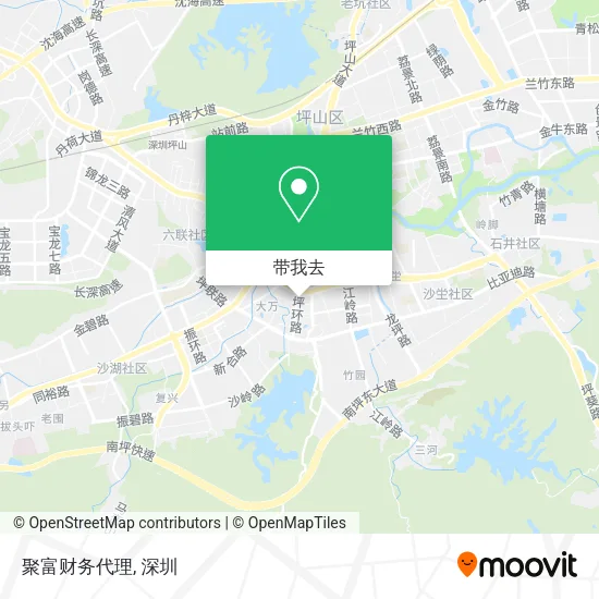 聚富财务代理地图