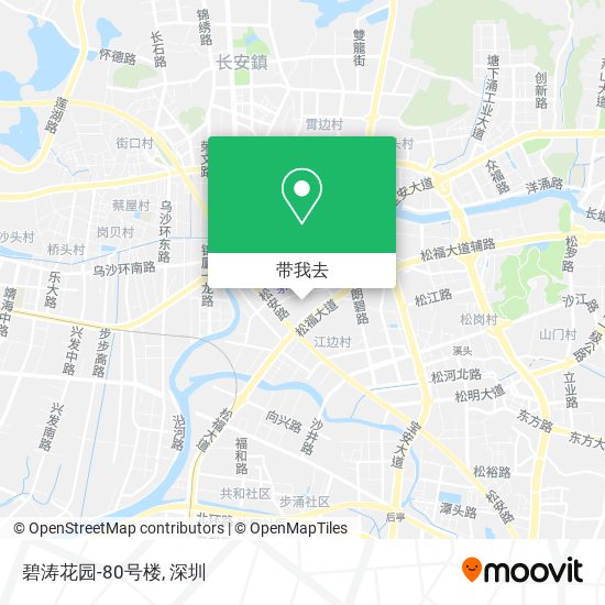 碧涛花园-80号楼地图