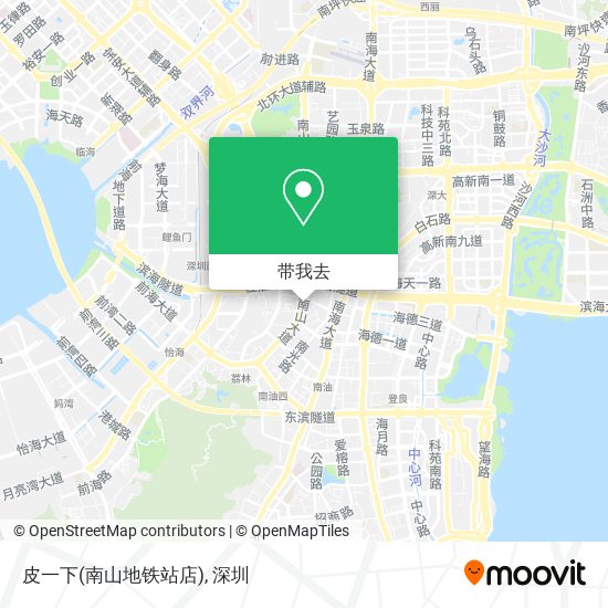 皮一下(南山地铁站店)地图