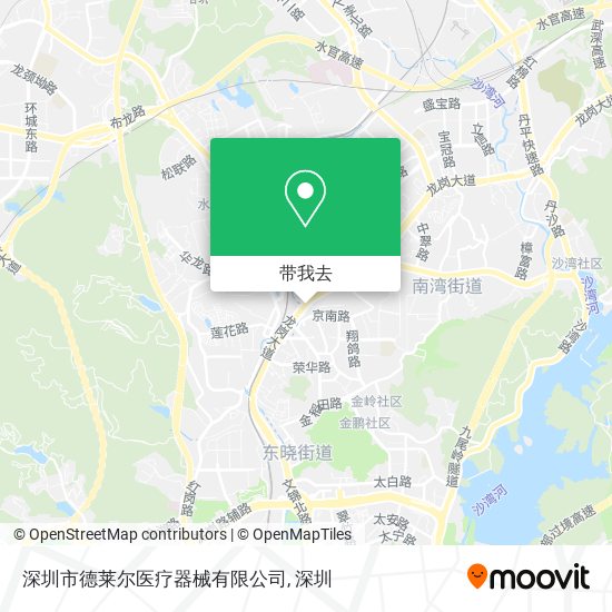 深圳市德莱尔医疗器械有限公司地图