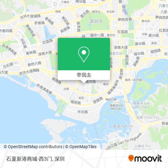 石厦新港商城-西3门地图