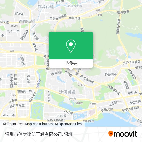 深圳市伟太建筑工程有限公司地图