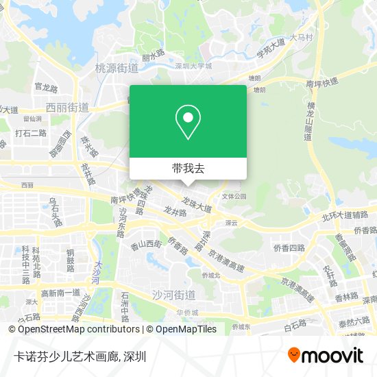卡诺芬少儿艺术画廊地图