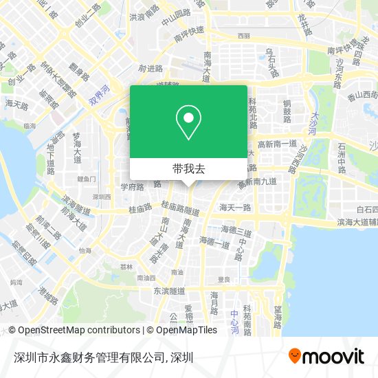 深圳市永鑫财务管理有限公司地图