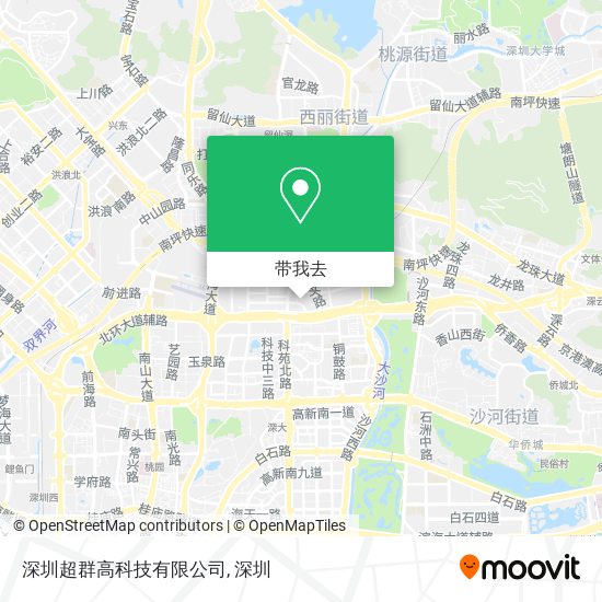 深圳超群高科技有限公司地图